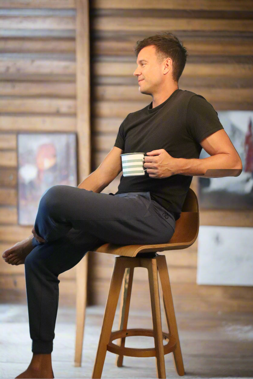 lounger midnight blue joggers