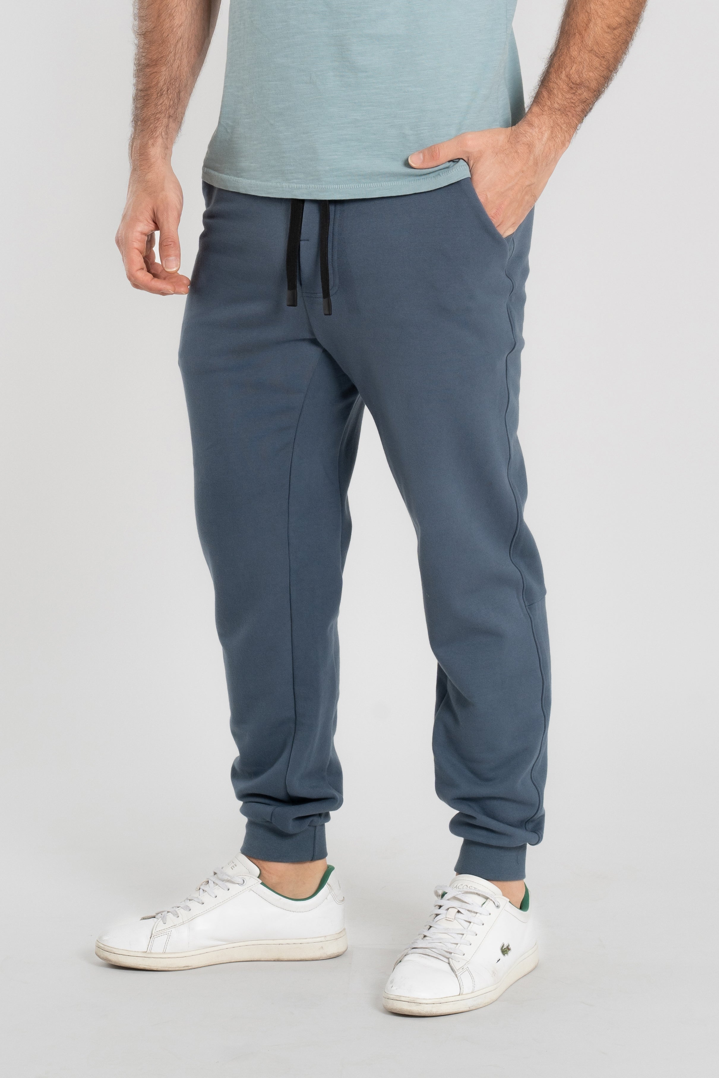 lounger midnight blue joggers front